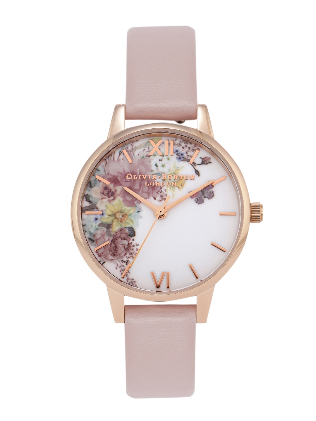 

OLIVIA BURTON LONDON Women White Leather Analogue Watch OB16EG100W