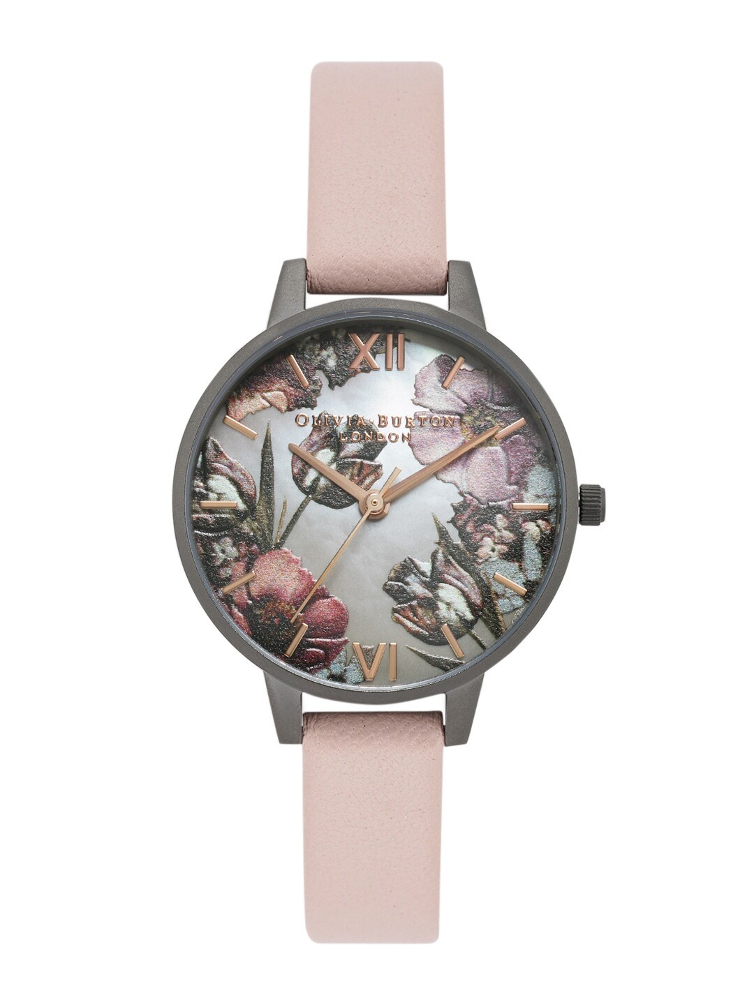 

OLIVIA BURTON LONDON Women Grey Leather Analogue Watch OB16TW04W