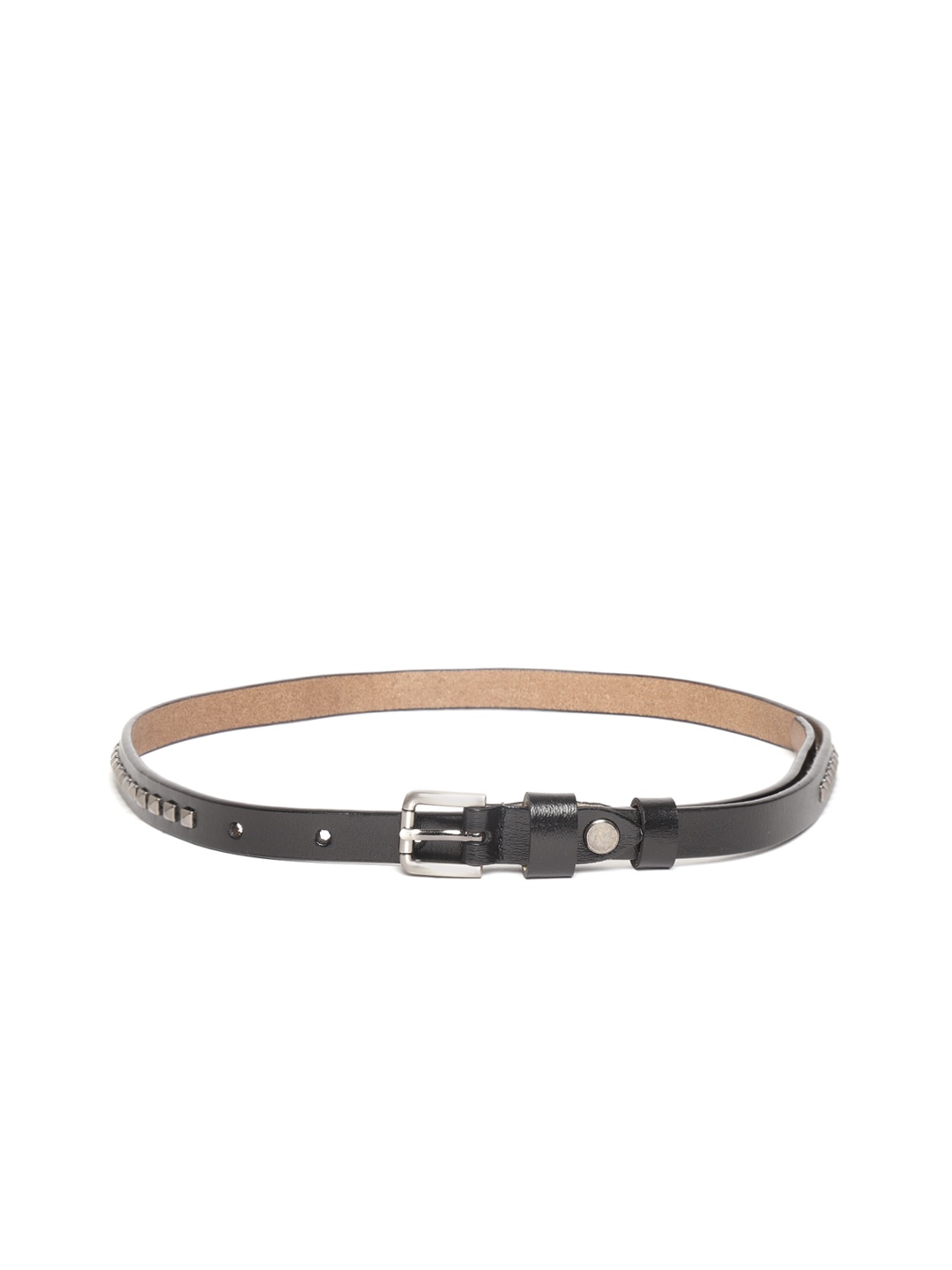 

DressBerry Women Black Studded Belt