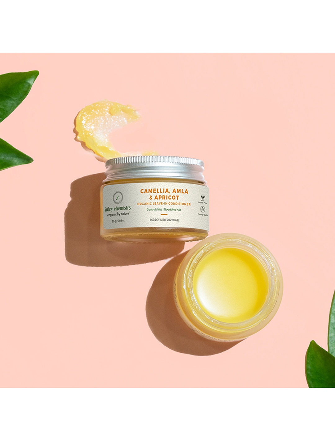 

Juicy Chemistry Camellia, Amla and Apricot Leave-In Conditioner, Brown