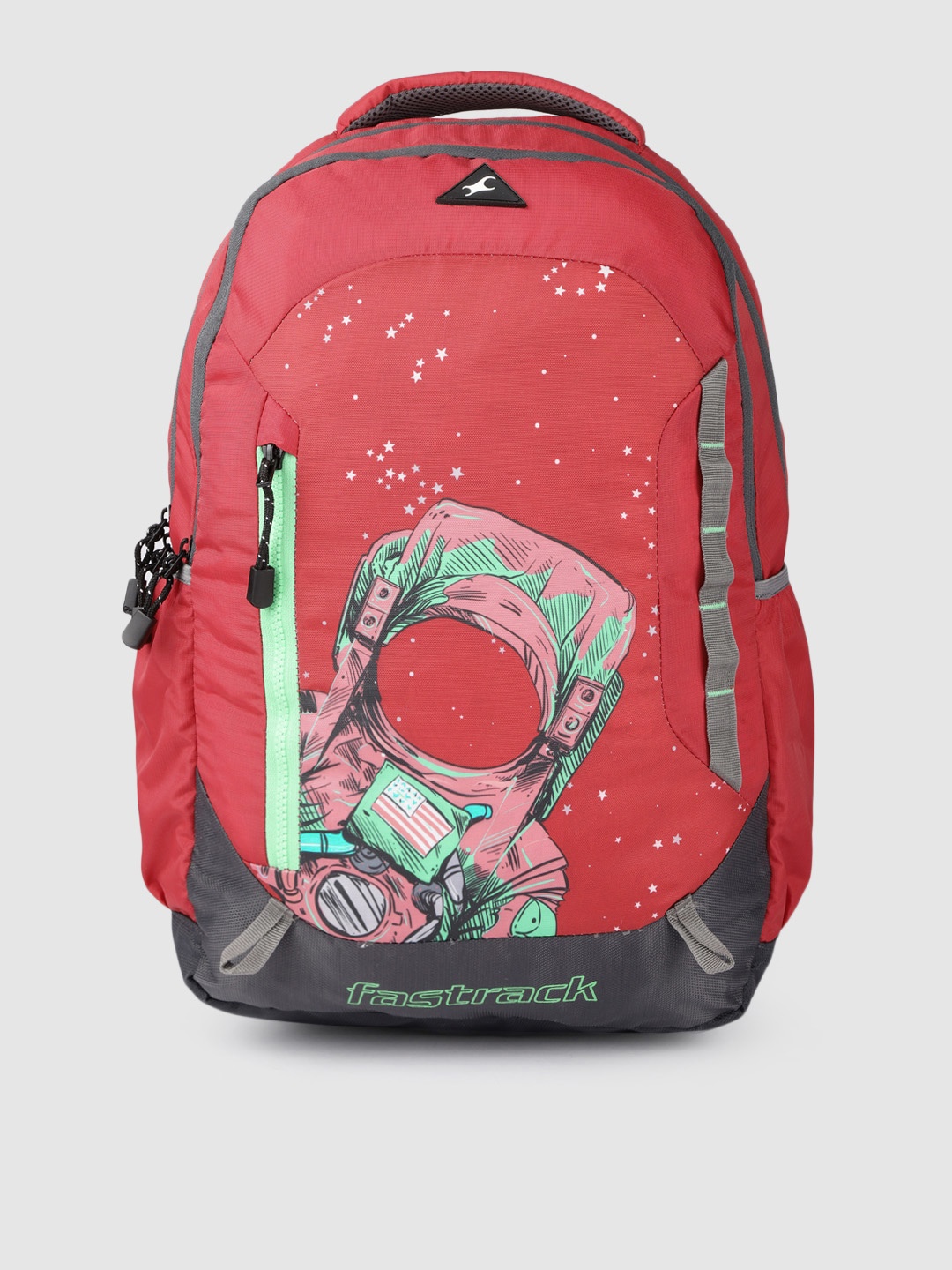 

Fastrack Men Red Graphic Backpack