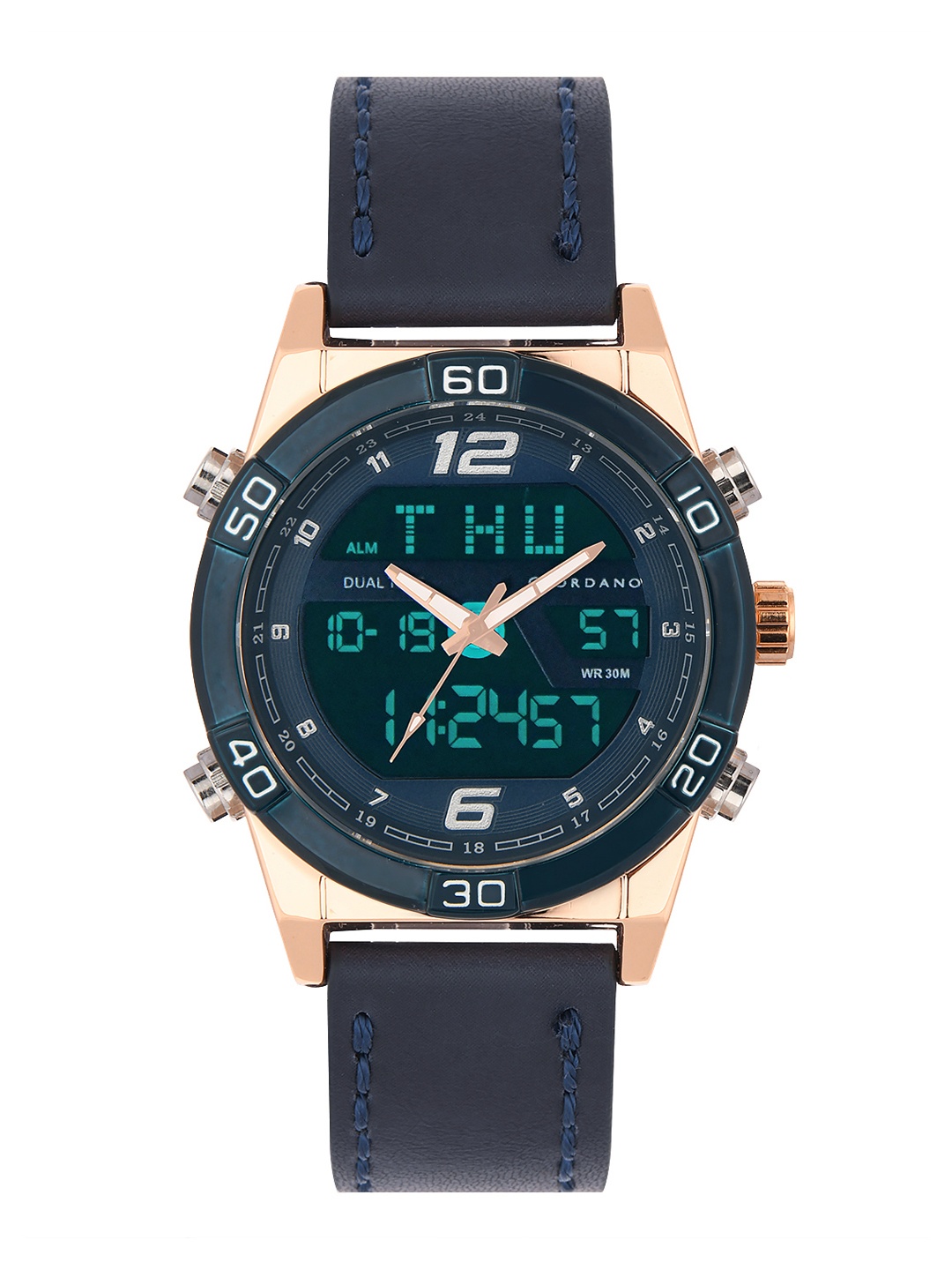 

GIORDANO Men Blue Analogue and Digital Watch C1179-01