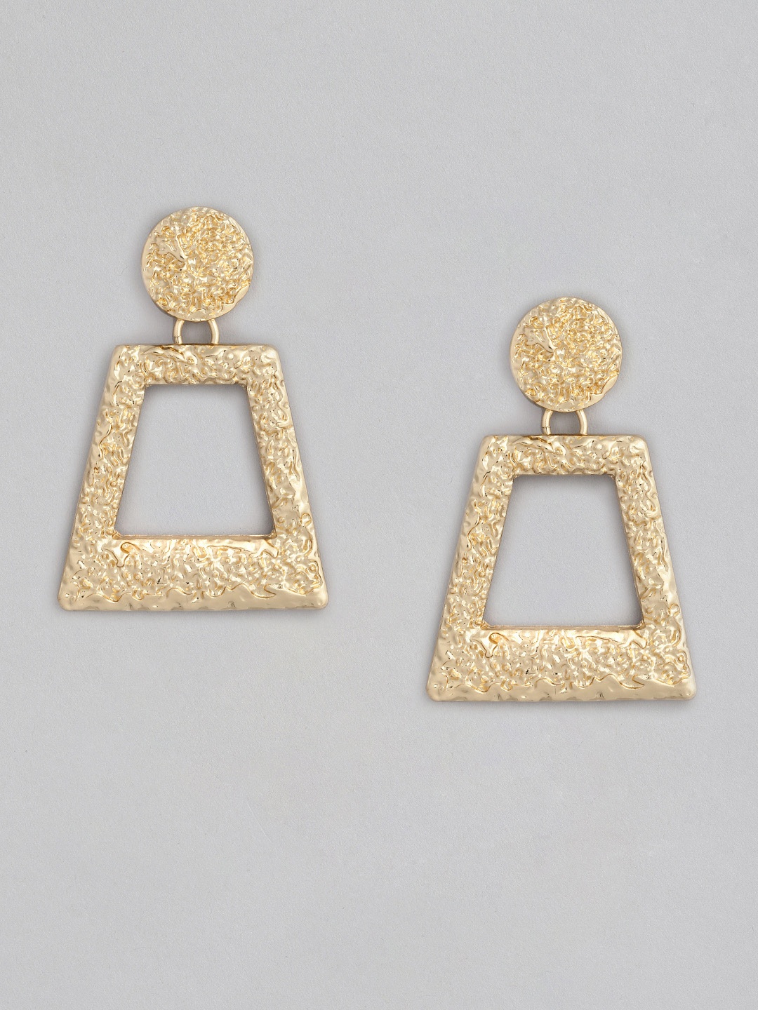 

Accessorize Gold-Toned Square Drop Earrings