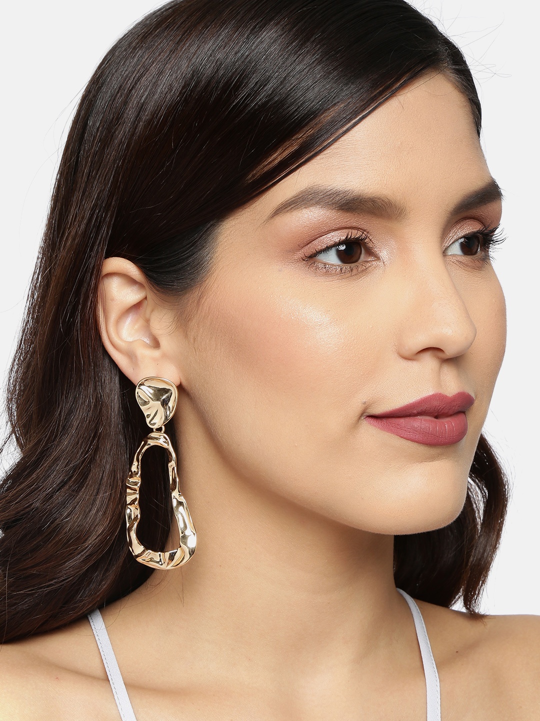 

Ayesha Gold-Toned Geometric Drop Earrings