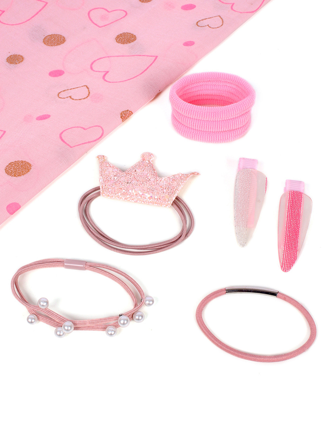 

lil' star Multicoloured Embellished Hair Accessory Set, Multi