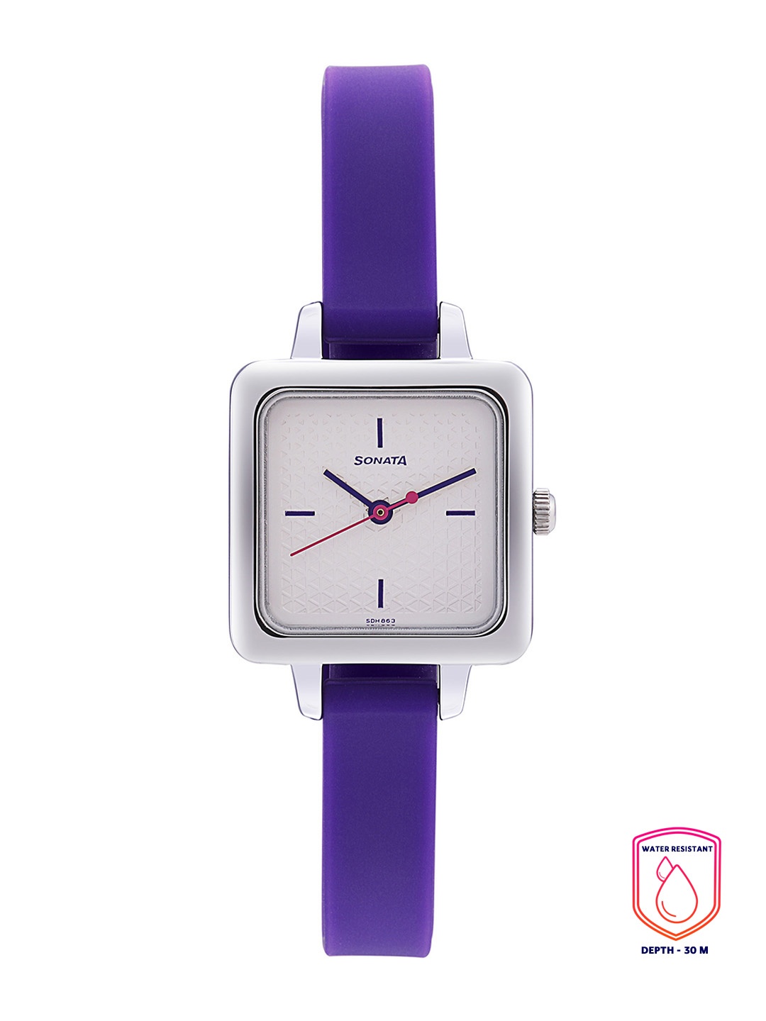 

Sonata Splash Women Silver Analogue watch NL8152SP01