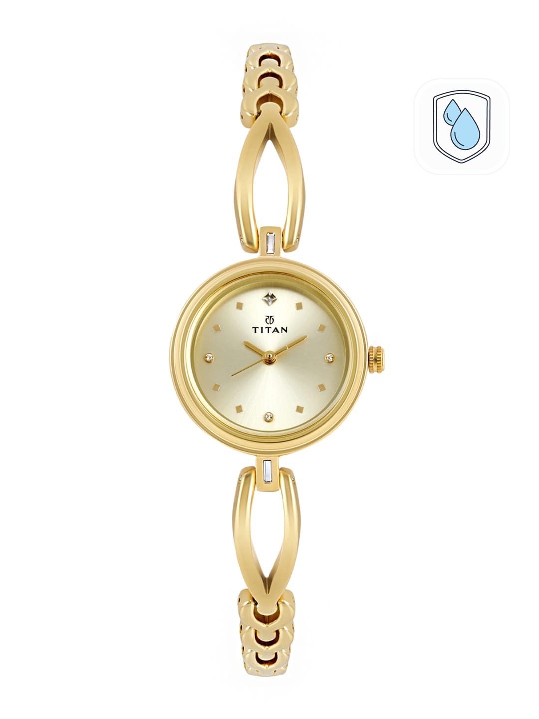 

Titan Ladies Karishma Women Gold Analogue watch NL2601YM02