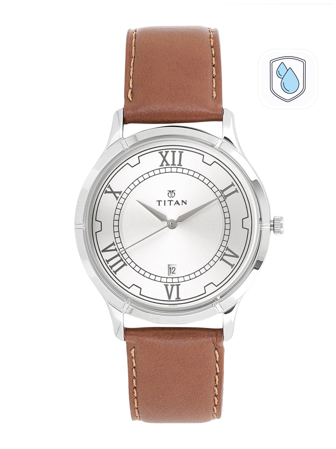 

Titan Karishma Gents Men Silver Analogue watch NL1775SL01