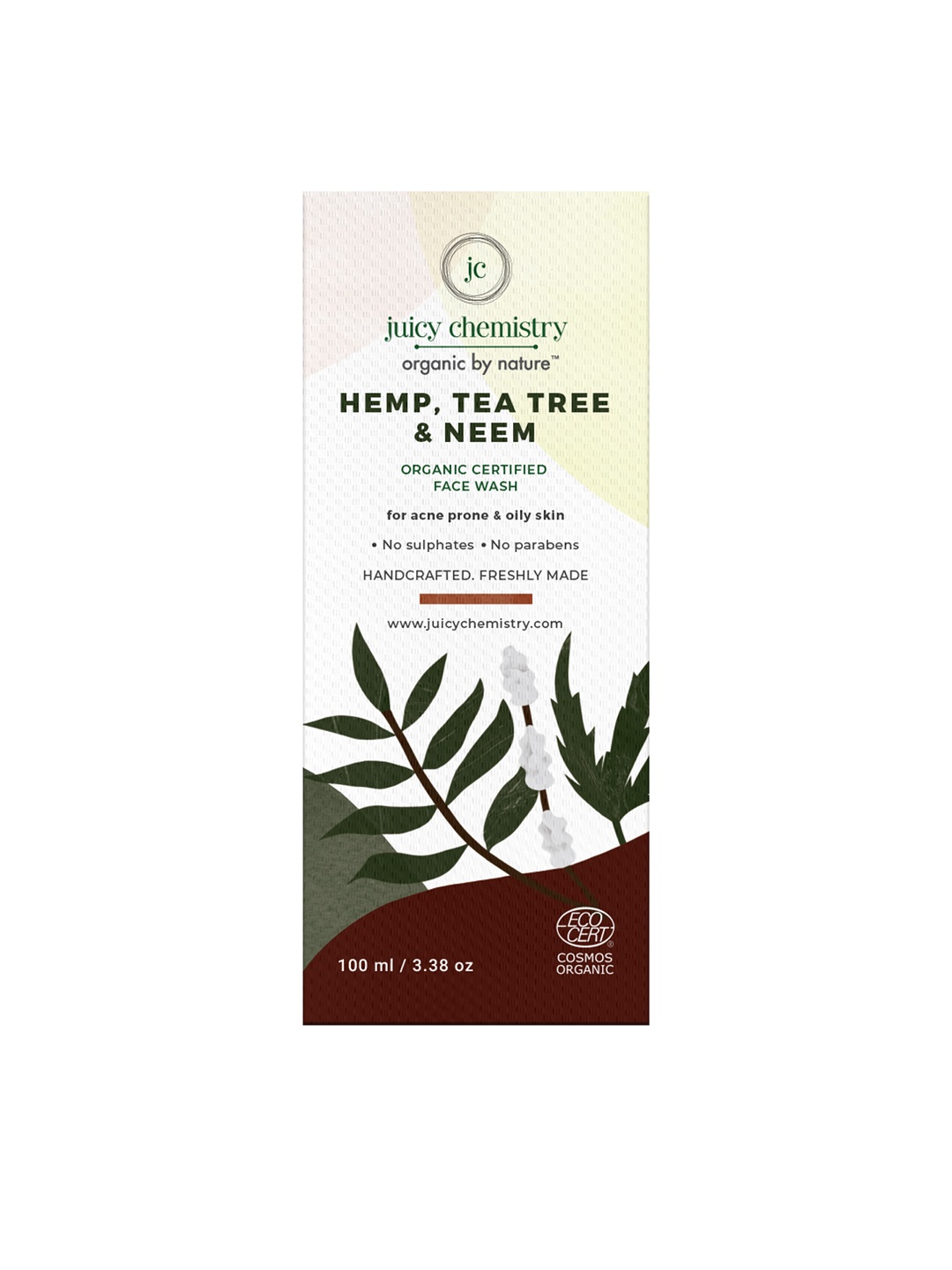 

Juicy Chemistry Hemp and Neem Face Wash, Multi