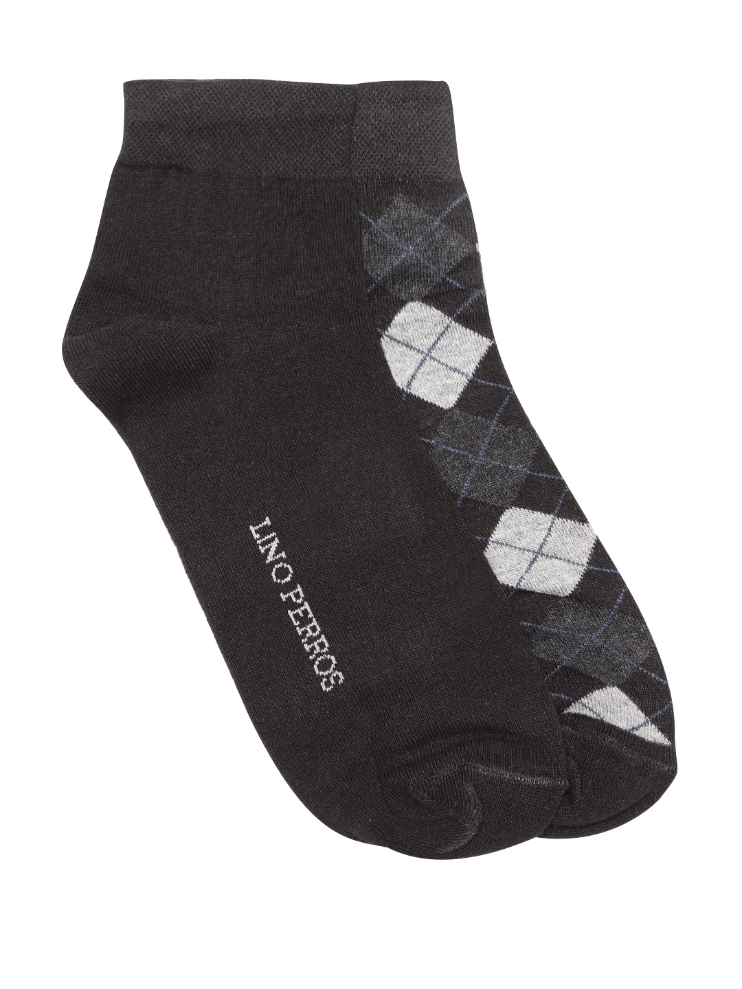 

Lino Perros Men Pack of 2 Above Ankle Socks, Black