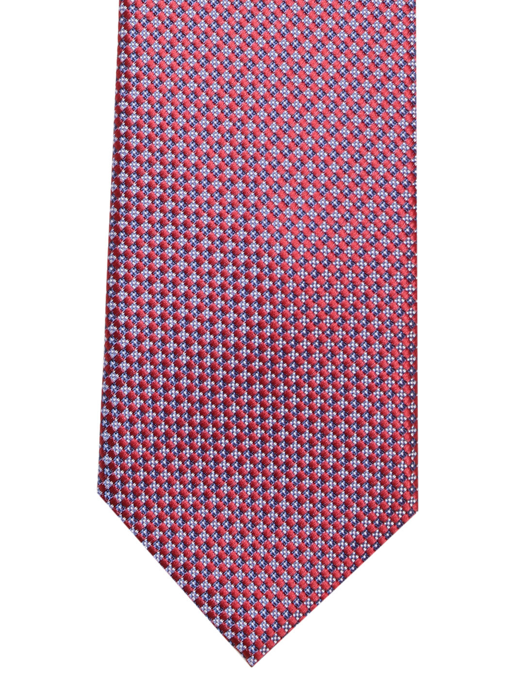 

Lino Perros Red & Blue Woven Design Broad Tie