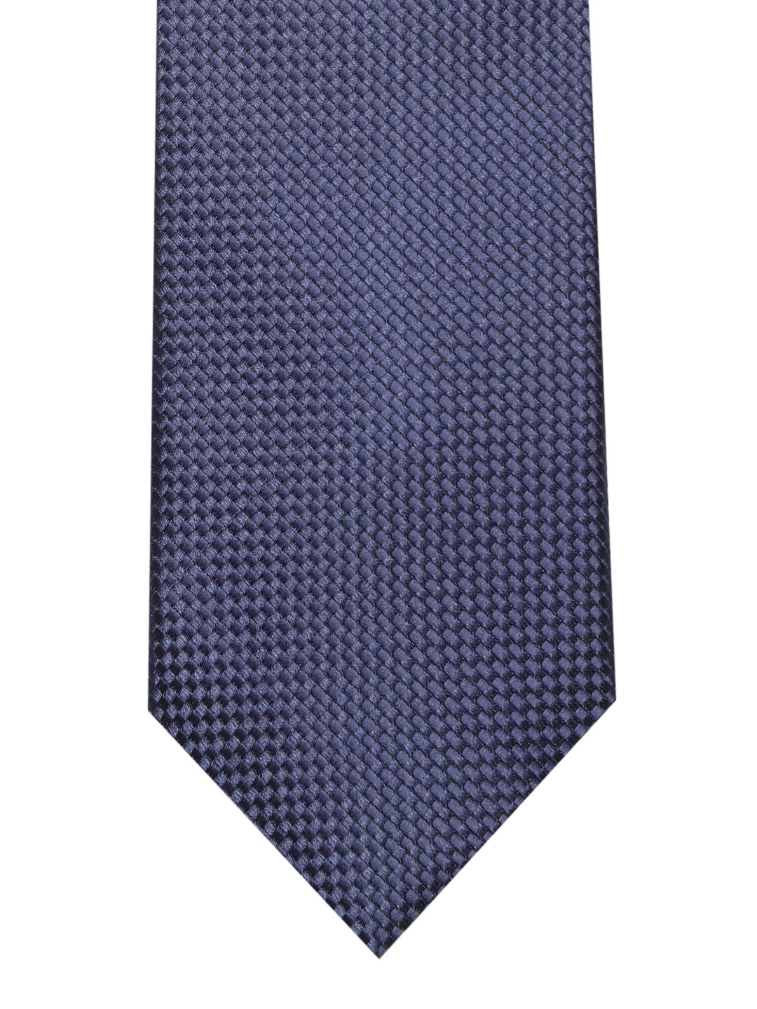 

Lino Perros Navy Blue Woven Design Broad Tie