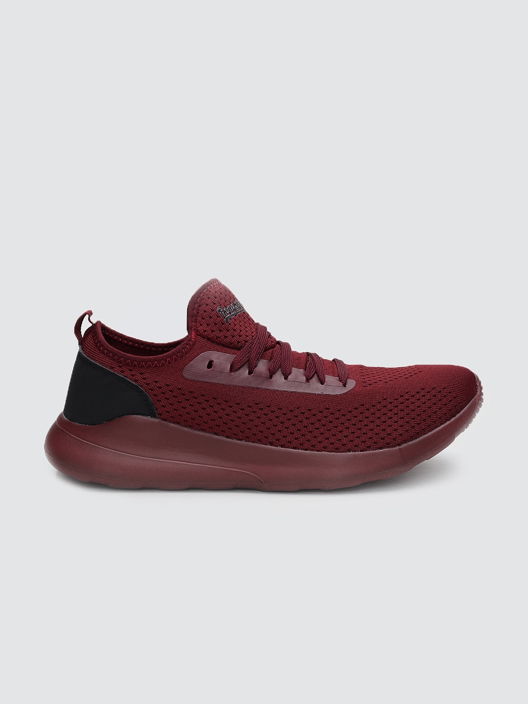 

The Roadster Lifestyle Co Men Maroon Solid Sneakers