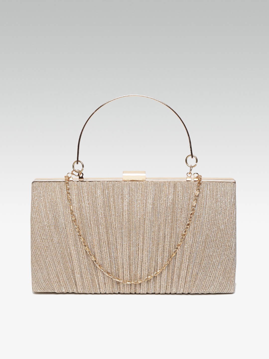 

20Dresses Gold-Toned Shimmer Box Clutch