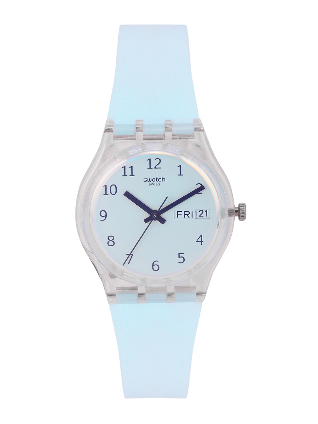 

Swatch Transformation Unisex Blue Water Resistant Analogue Watch GE713