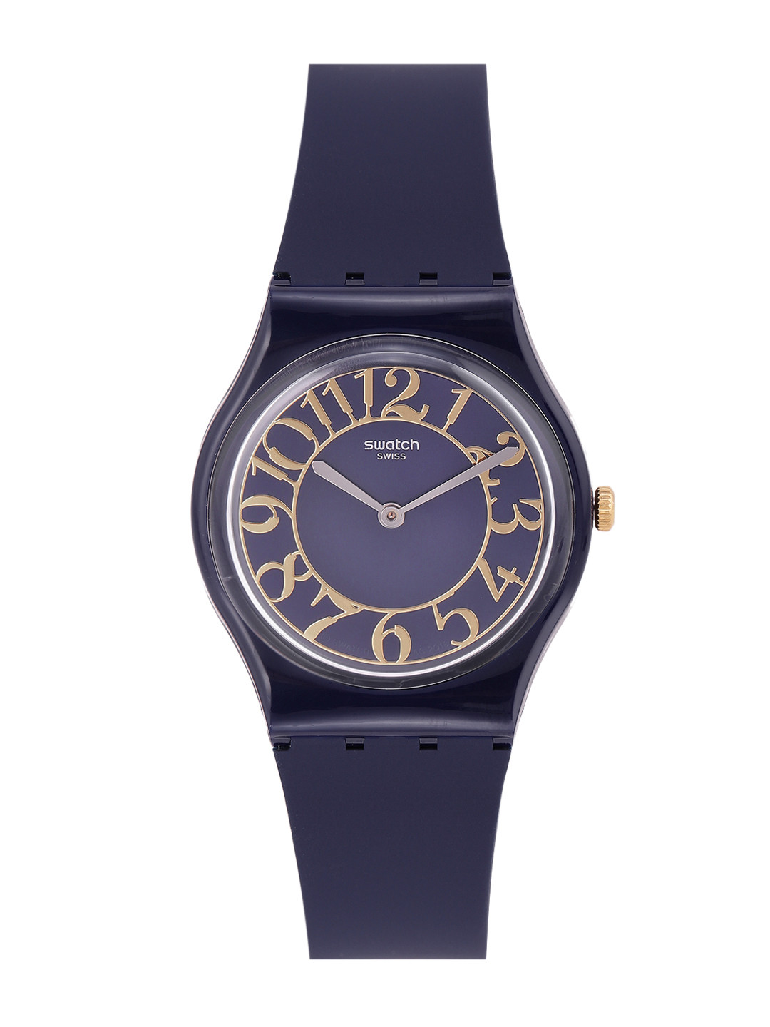 

Swatch Knightliness Unisex Navy Blue Water Resistant Analogue Watch GN262