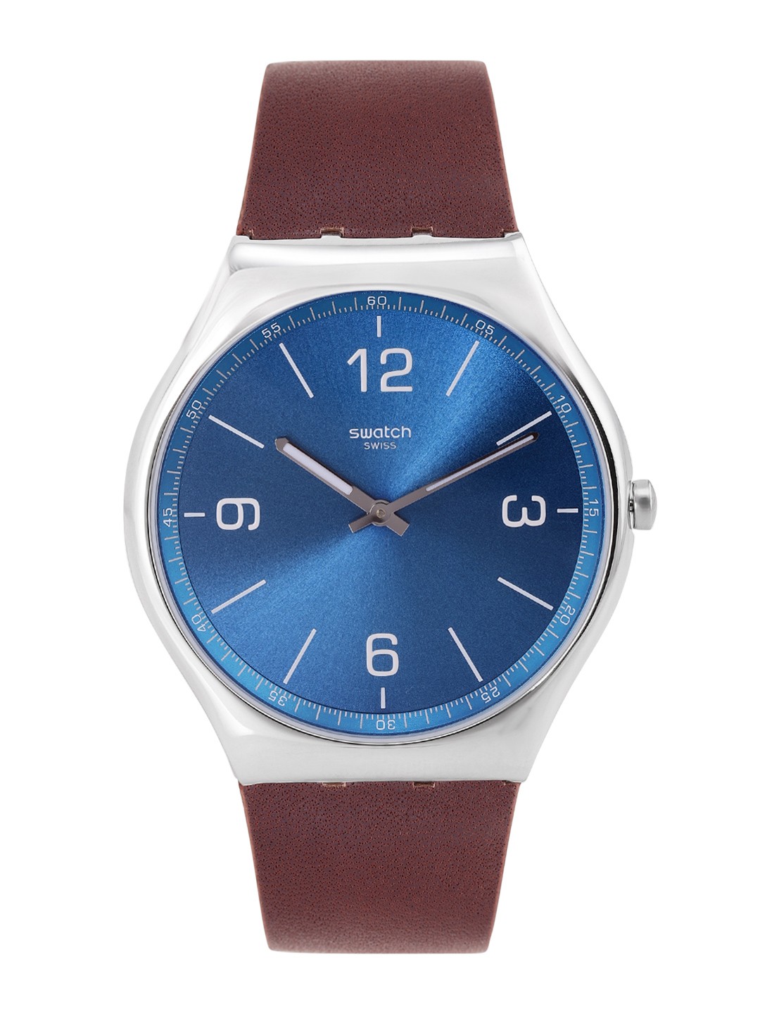 

Swatch SkinIrony42 Unisex Blue Water Resistant Analogue Watch SS07S101