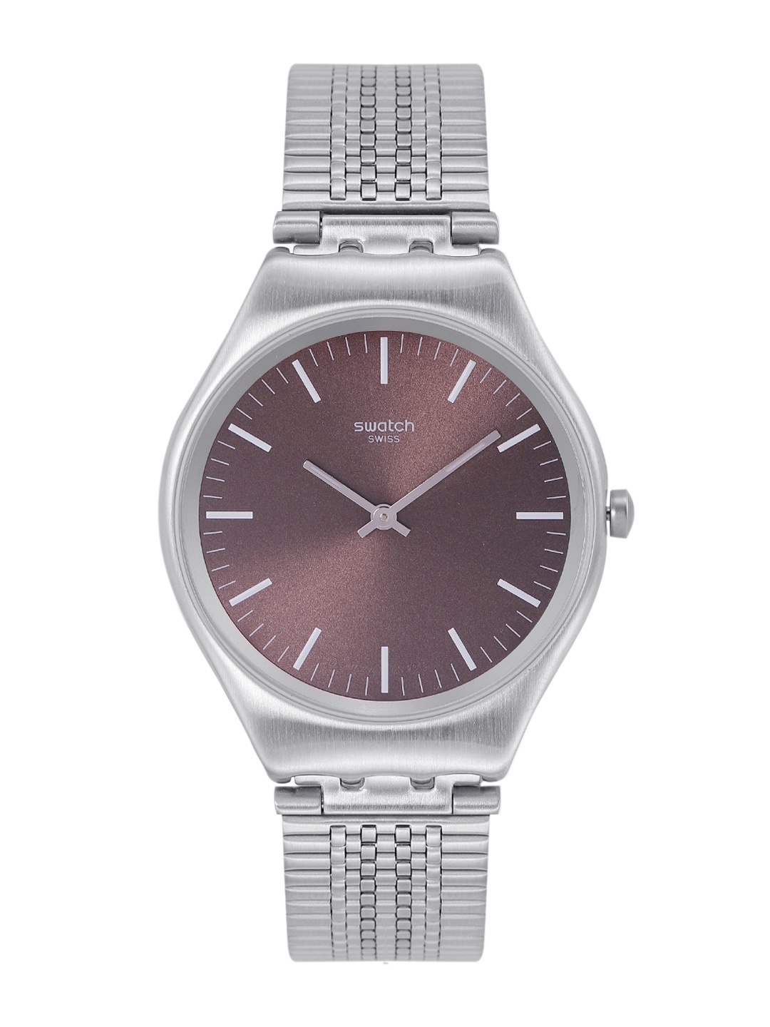 

Swatch SkinIrony Unisex Brown Water Resistant Analogue Watch SYXS112GG