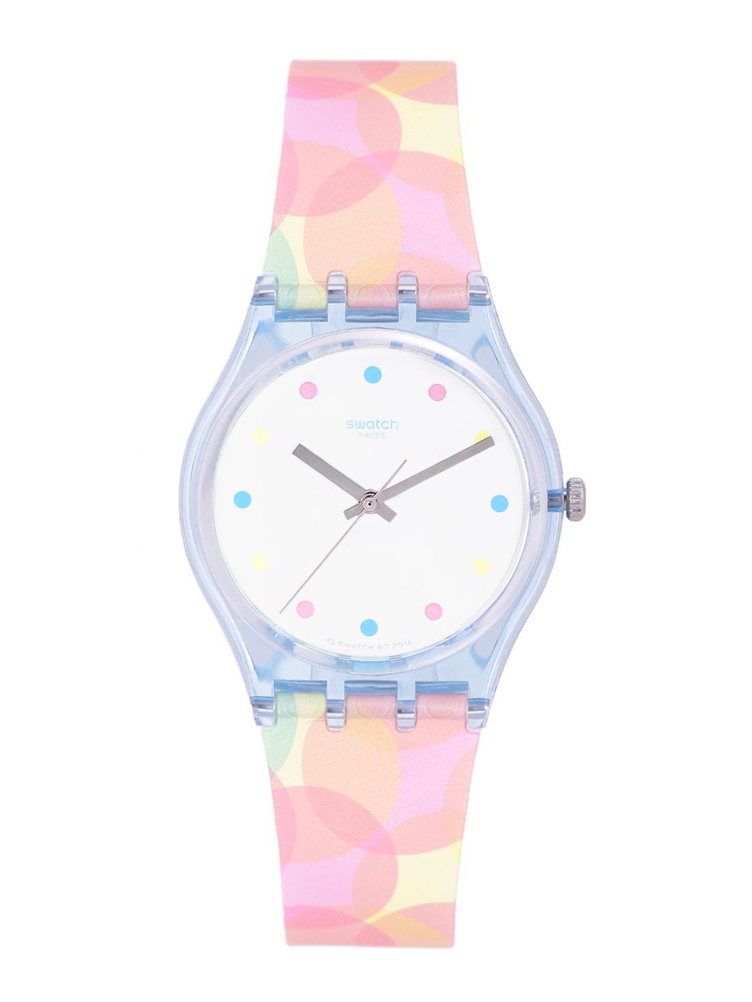 

Swatch Transformation Unisex White Water Resistant Analogue Watch GS159