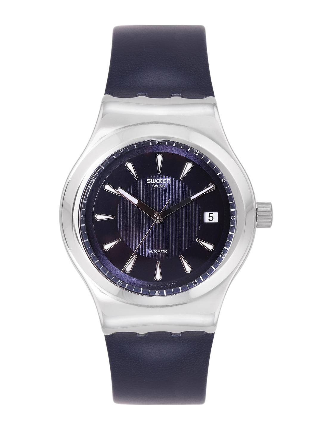 

Swatch Sistem51 Men Navy Blue Water Resistant Analogue Watch YIS420