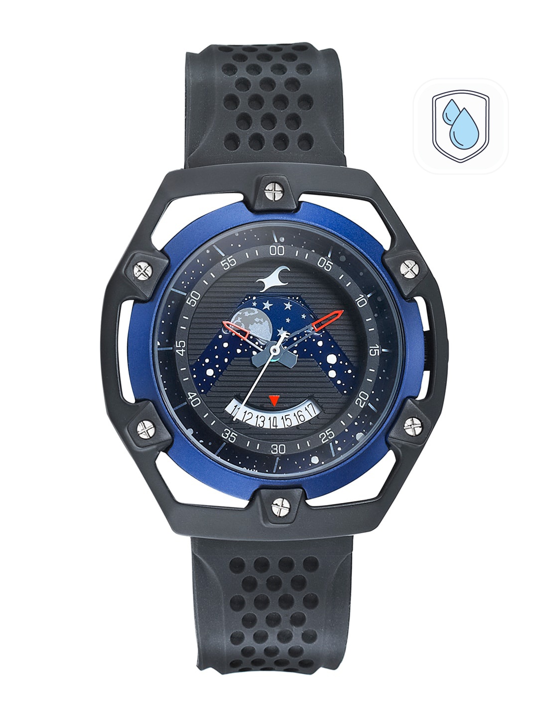 

Fastrack Space-II Men Black Analogue watch 3207KP01