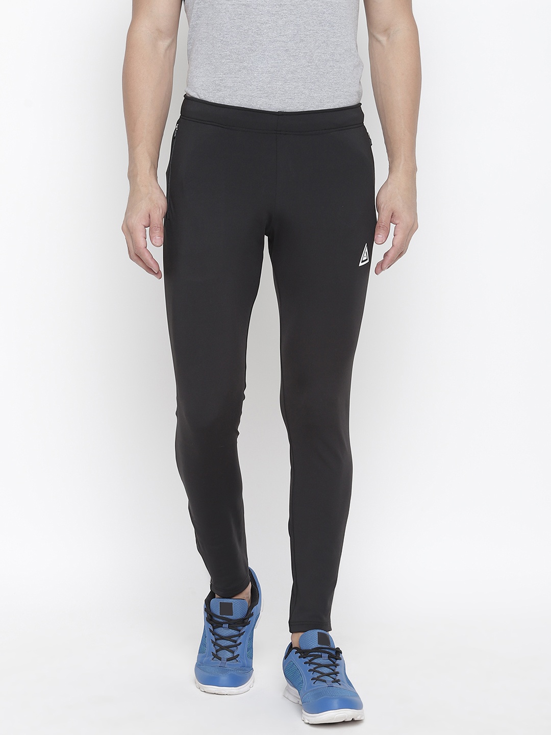

Aesthetic Bodies Men Black Slim Fit Solid Track Pants