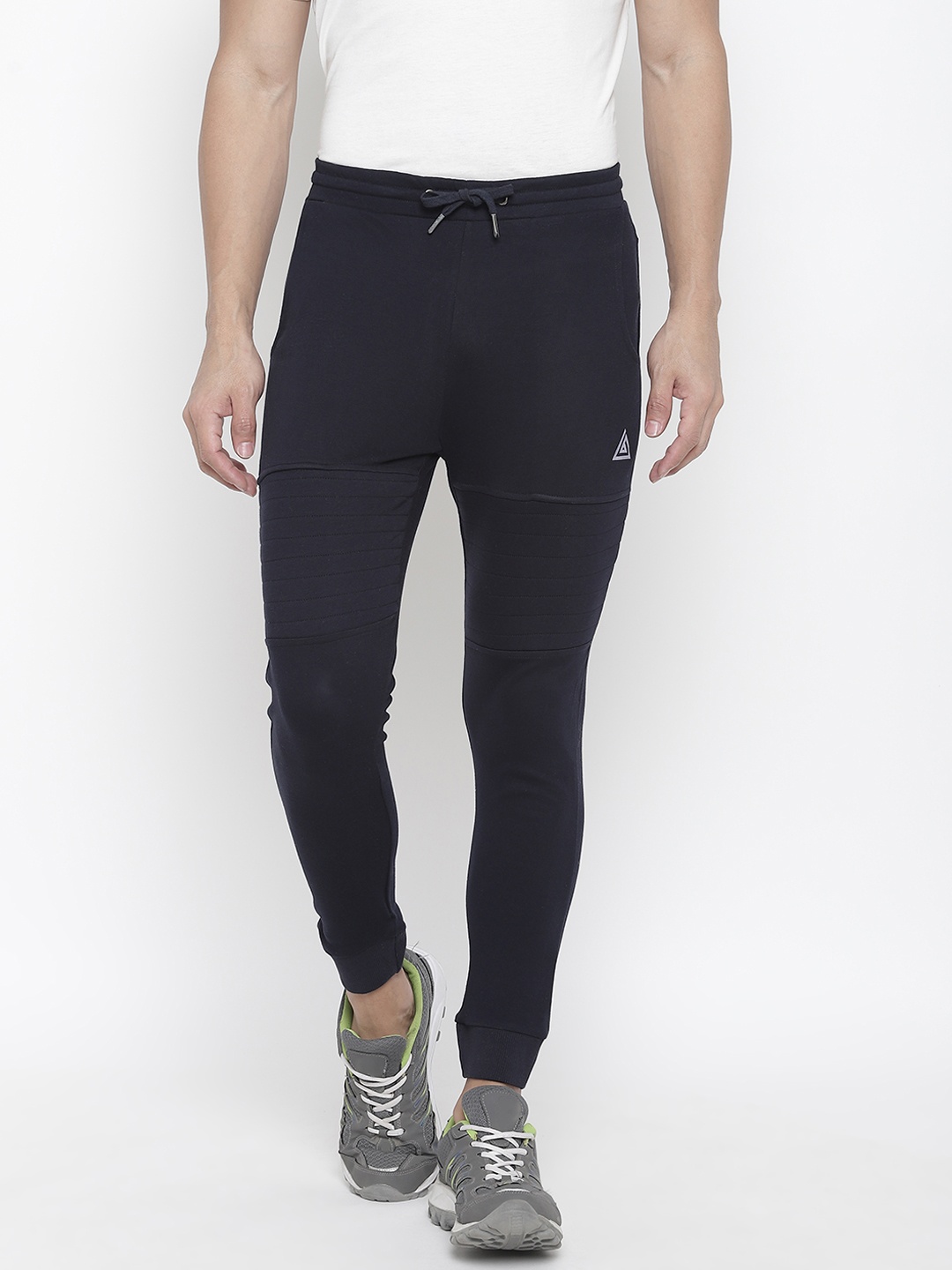 

Aesthetic Bodies Men Navy Blue Slim Fit Solid Joggers