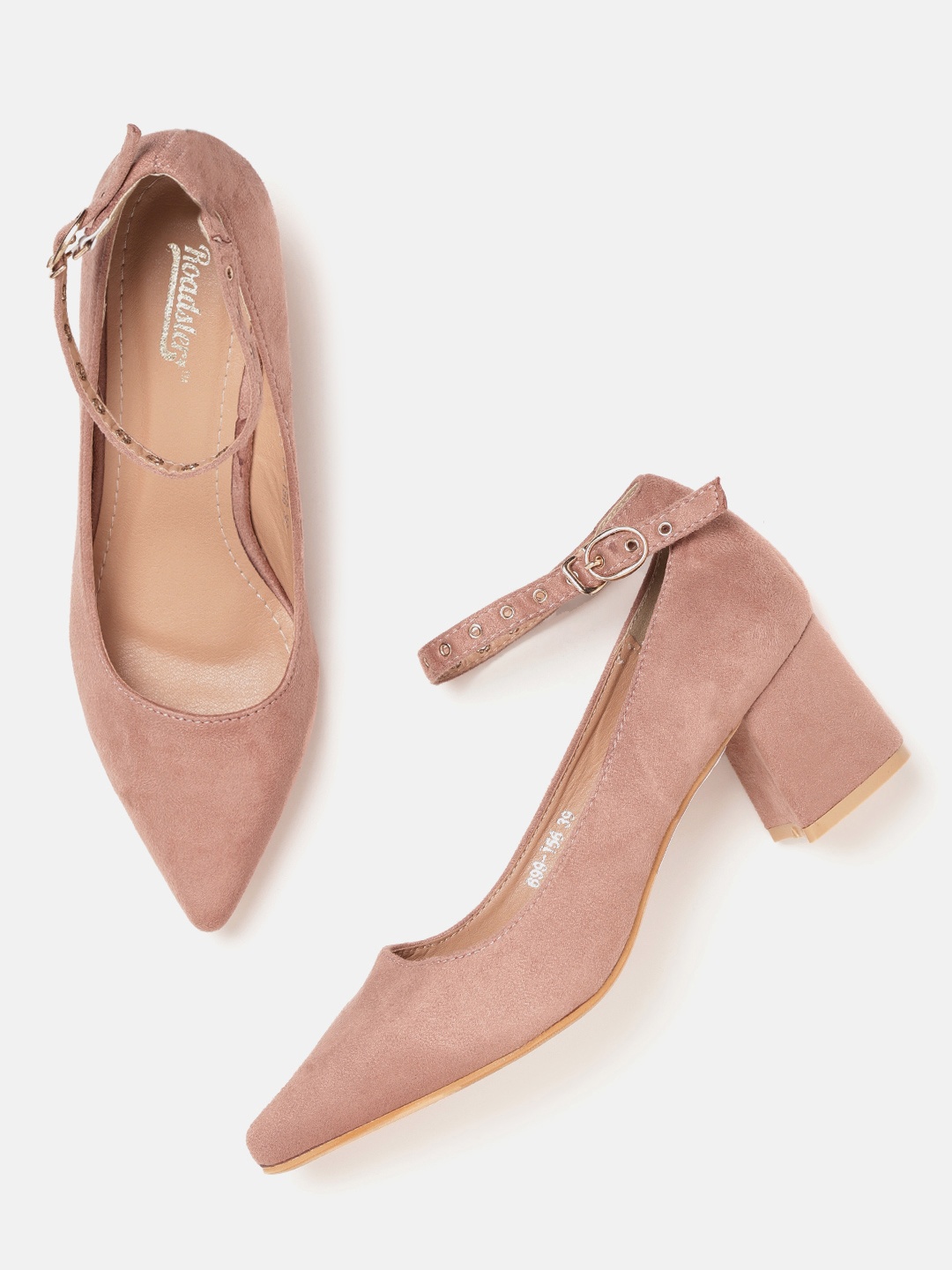 

The Roadster Lifestyle Co Women Pink Solid Pumps