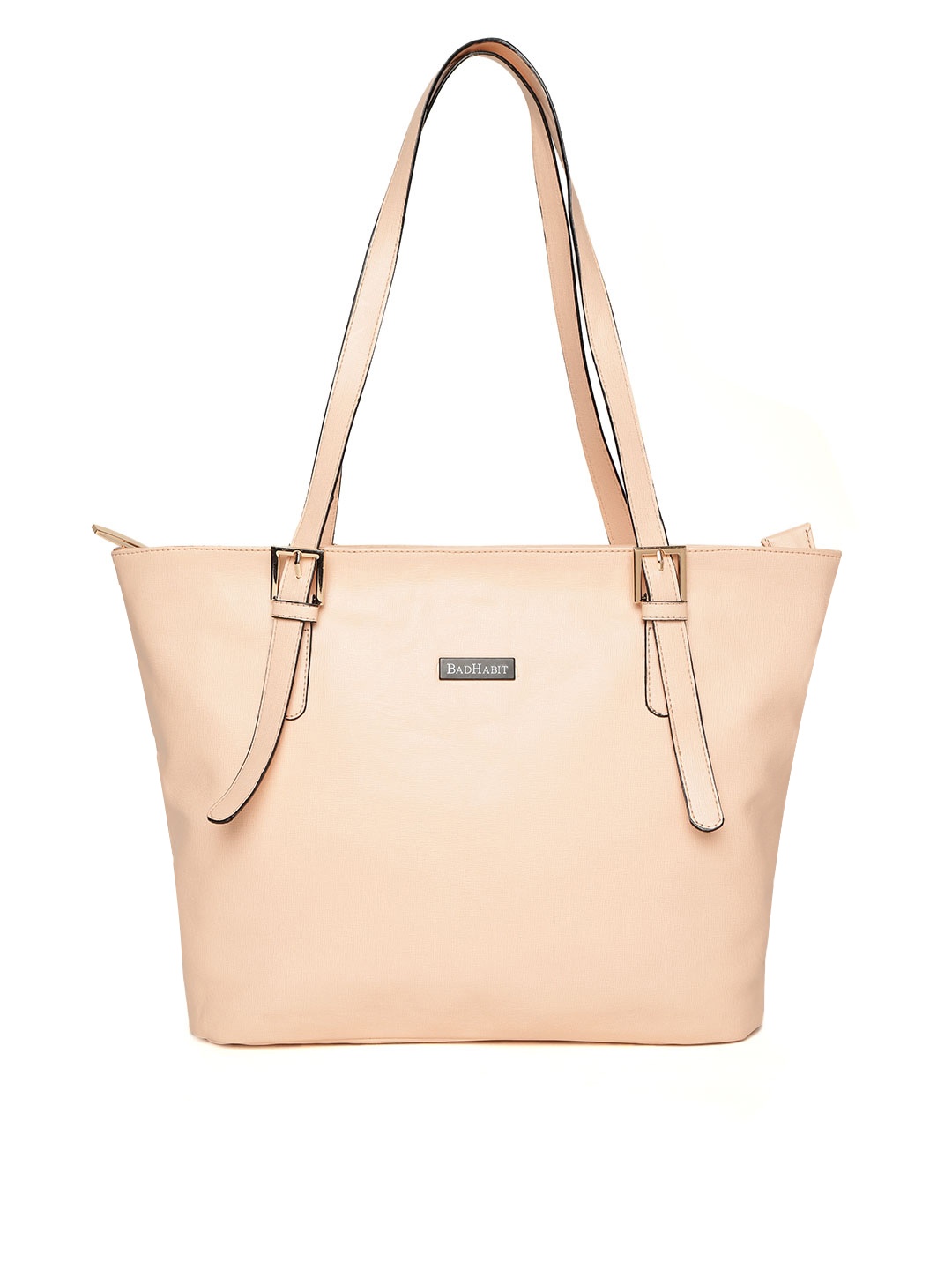 

BAD HABIT Peach-Coloured Solid Shoulder Bag