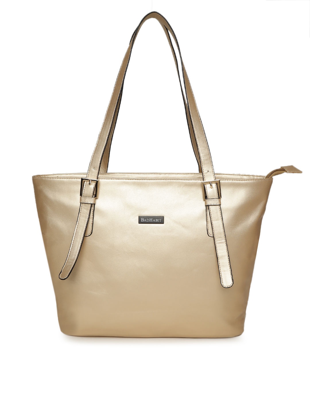 

BAD HABIT Gold-Toned Solid Shoulder Bag