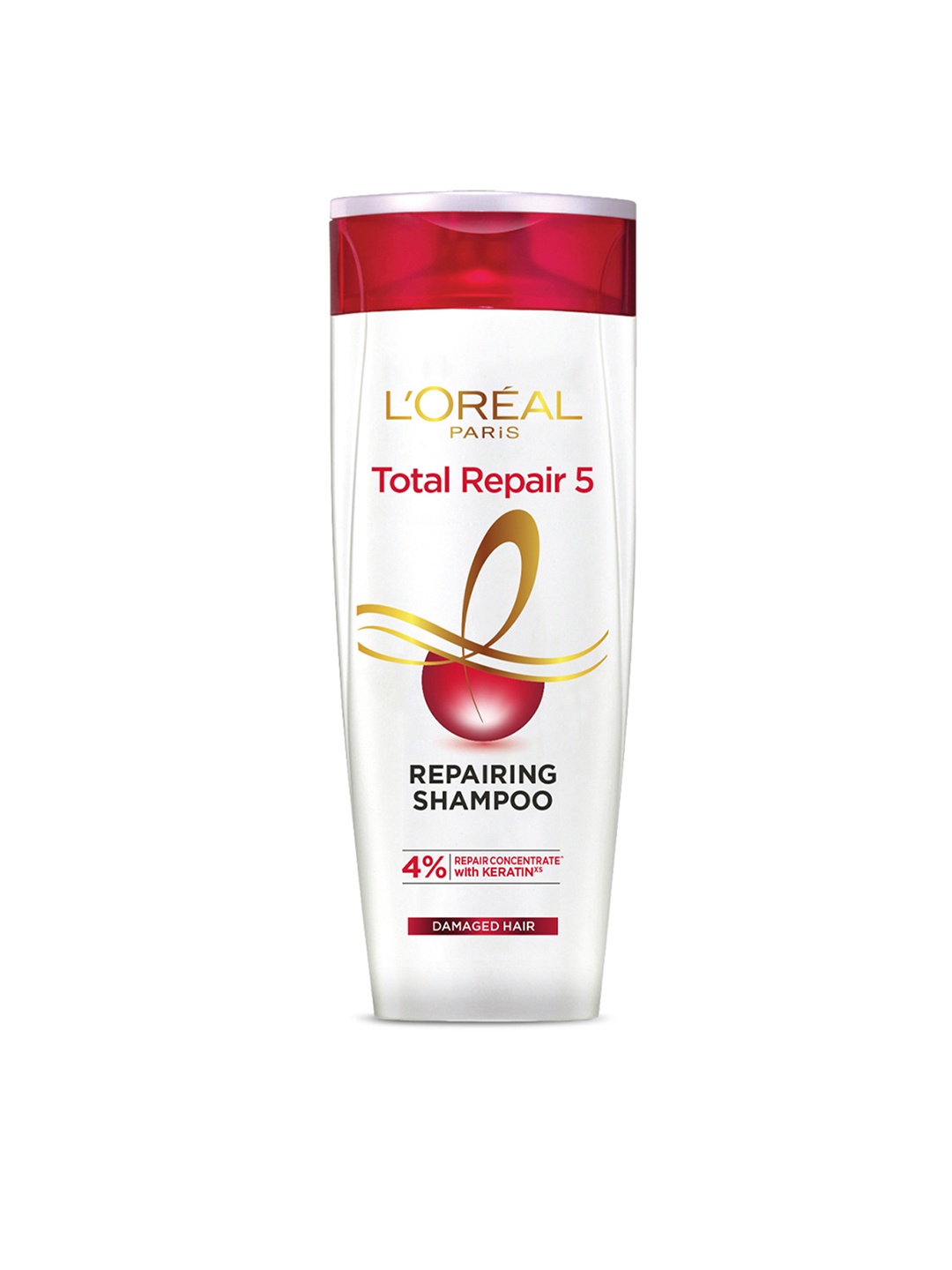 

LOreal Paris Total Repair 5 Repairing Shampoo with Keratin XS Technology - 340 ml, White