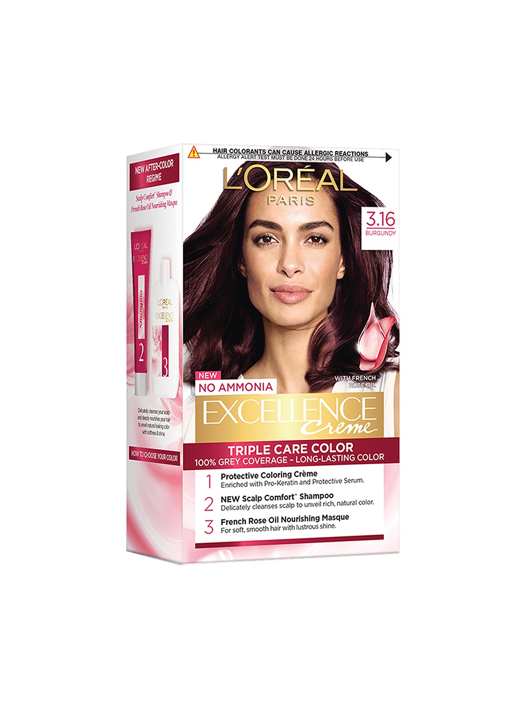

L'Oreal Paris Excellence Creme Triple Care Hair Colour - Burgundy 316