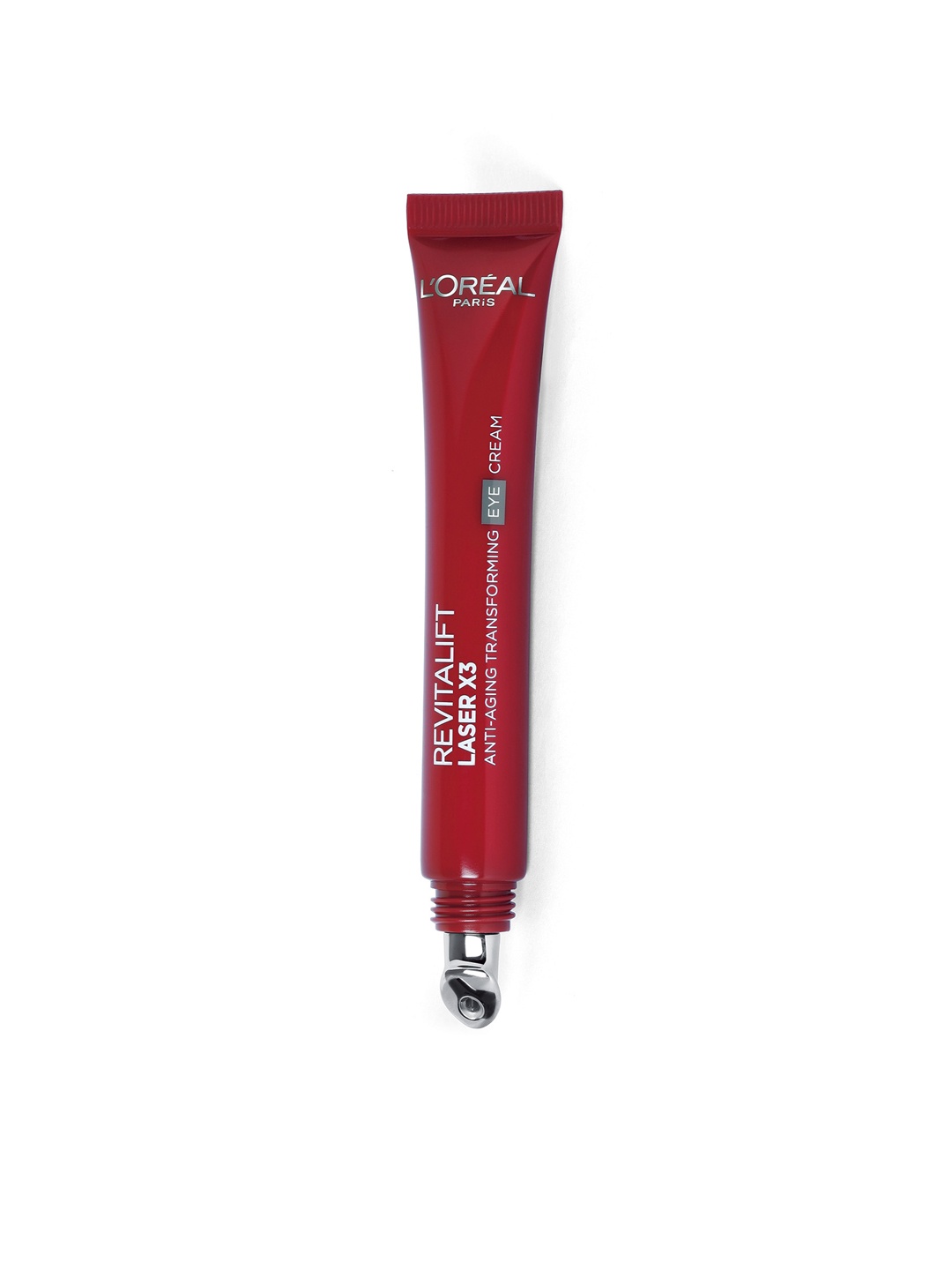 

LOreal Paris Revitalift Laser X3 Anti-Ageing Transforming Eye Cream 15 ml, Red