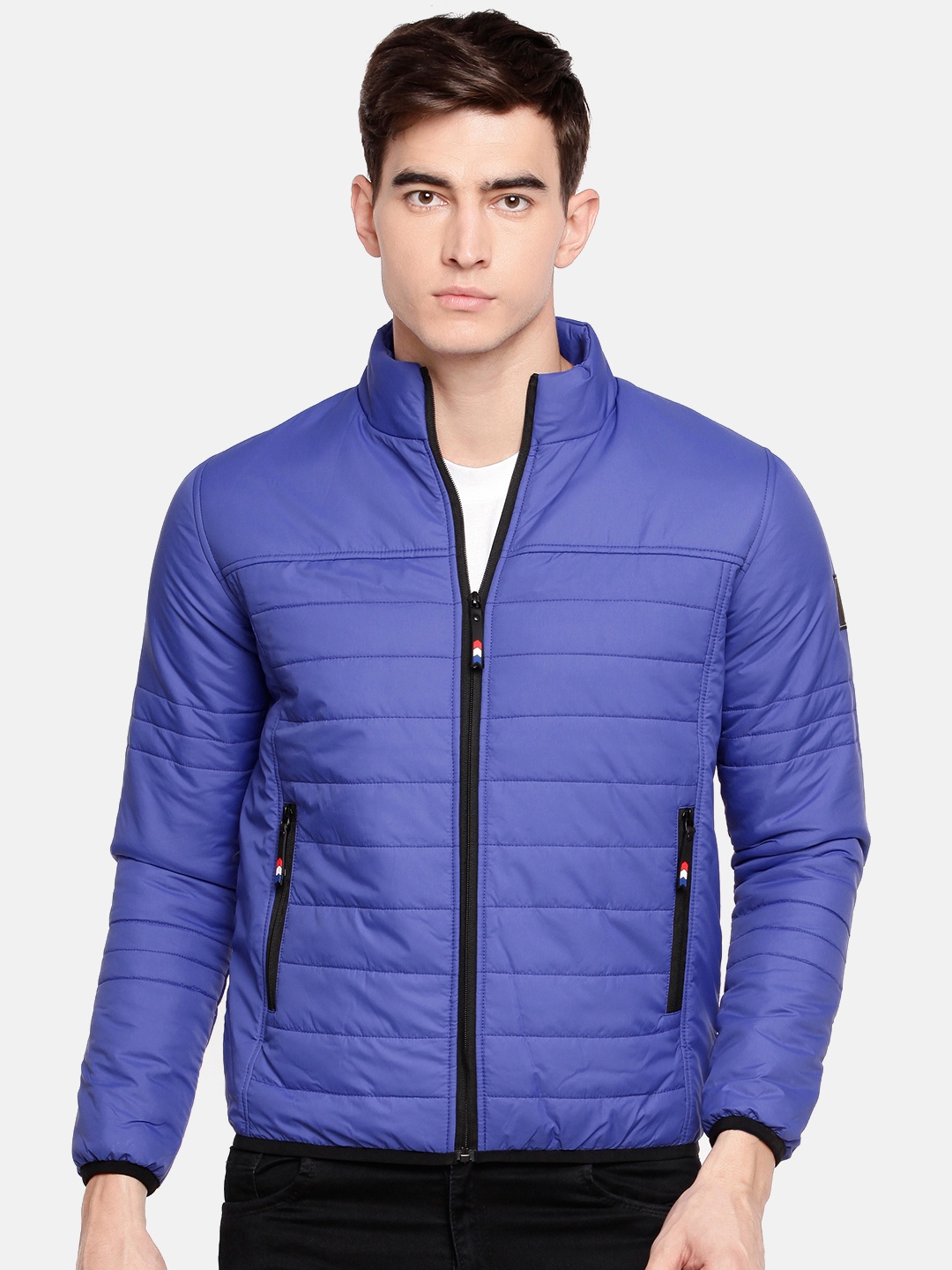 

SPYKAR Men Blue Solid Insulator Puffer Jacket