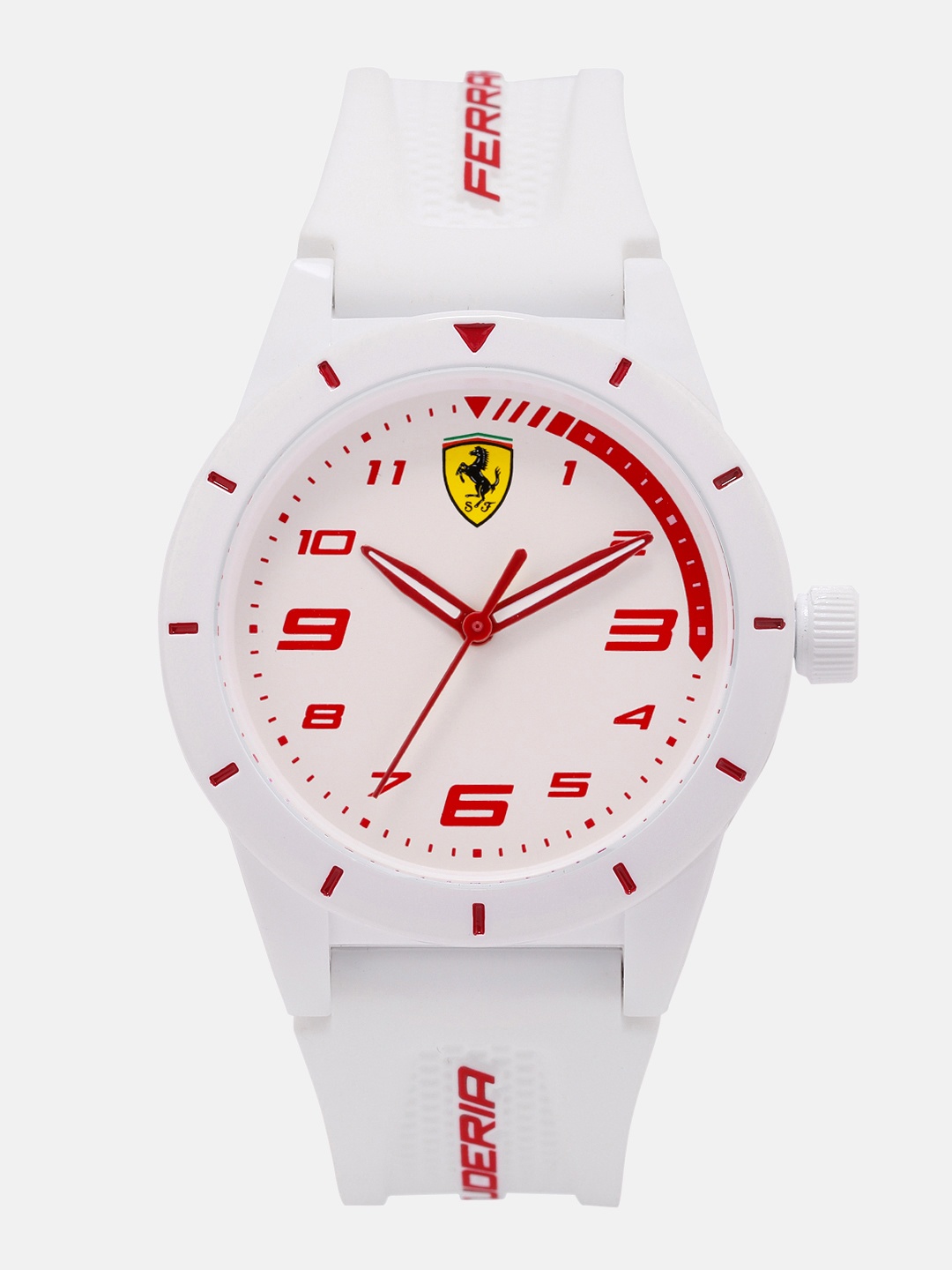

SCUDERIA FERRARI Unisex White Analogue Watch 0860011