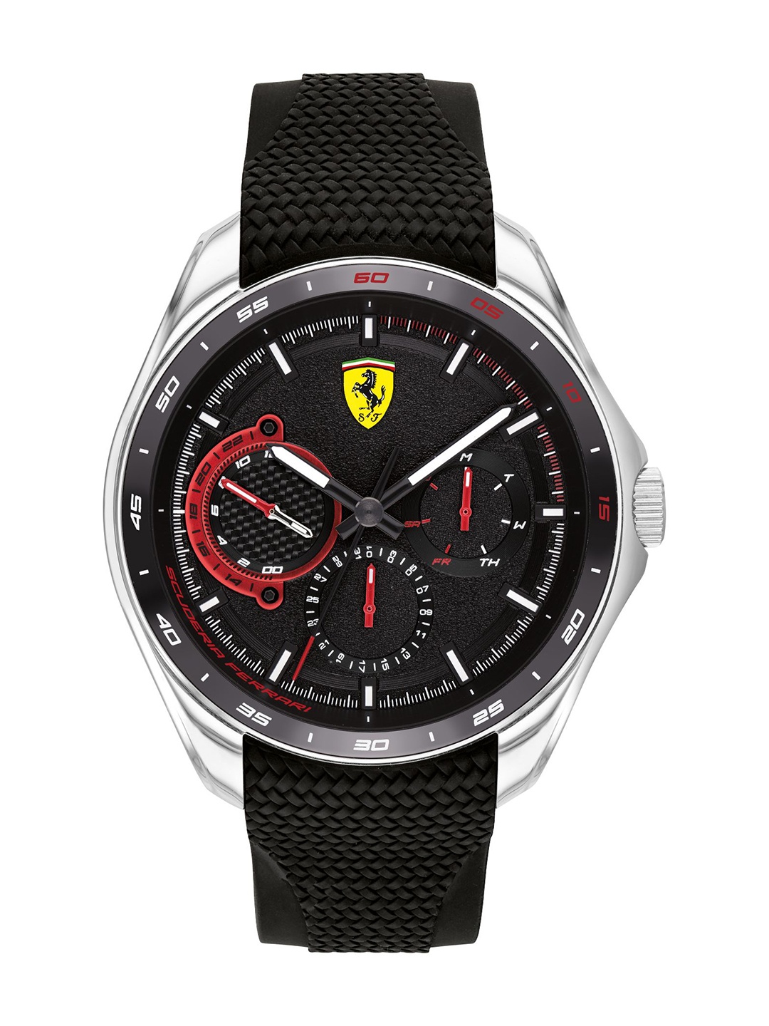 

SCUDERIA FERRARI Men Black Speedracer Chronograph Watch 0830683
