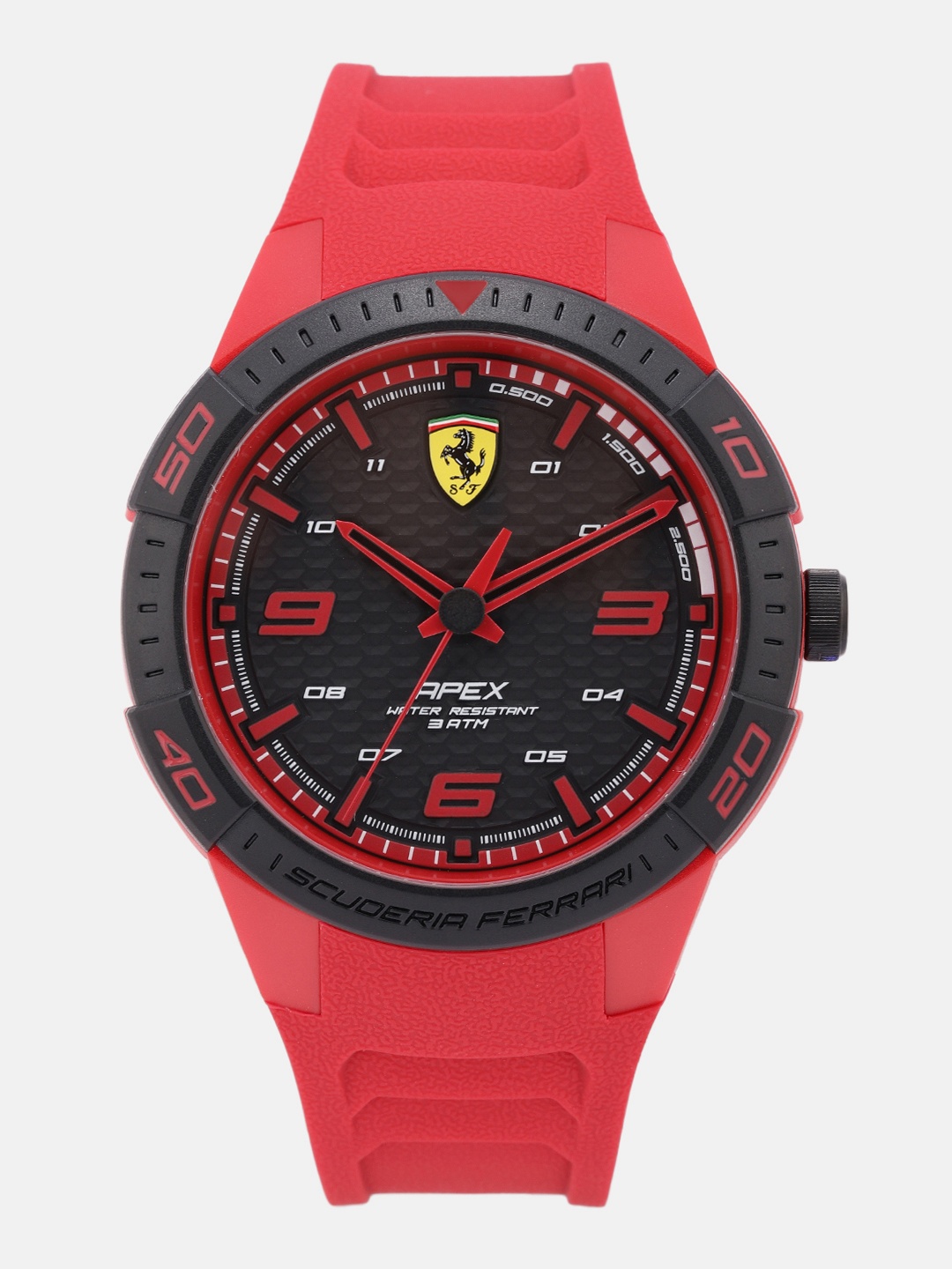 

SCUDERIA FERRARI Men Black Analogue Watch 0830664