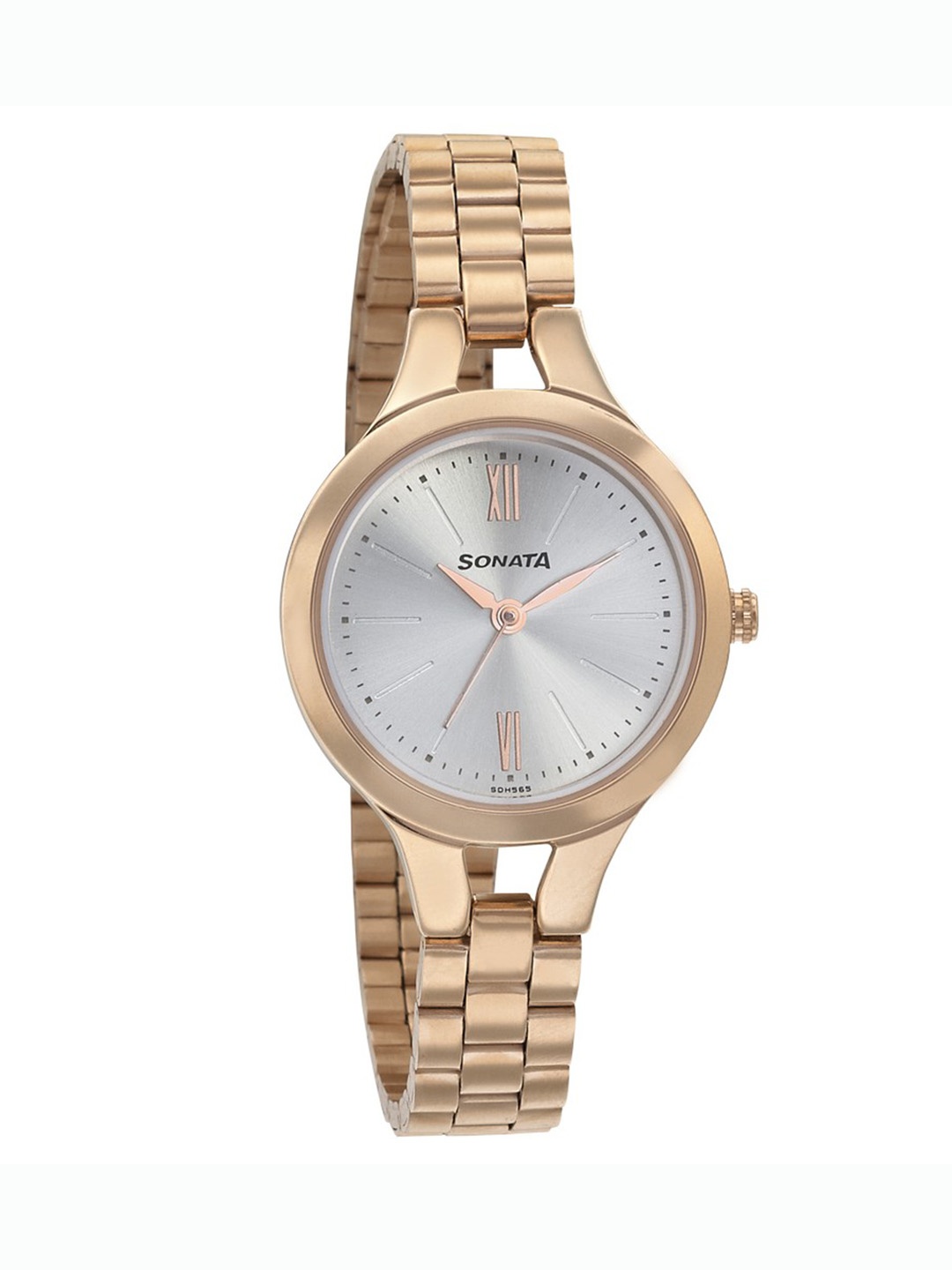 

Sonata Women Silver-Toned & Gold-Toned Analogue Watch