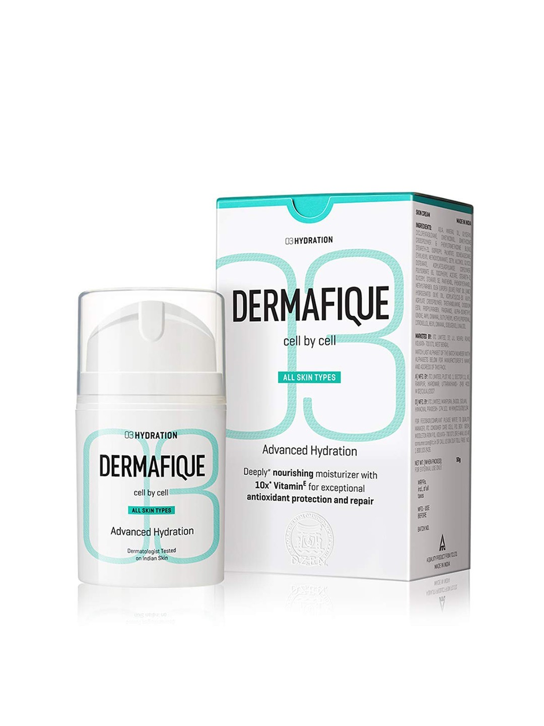 

Dermafique Advanced Hydration Moisturizer, White