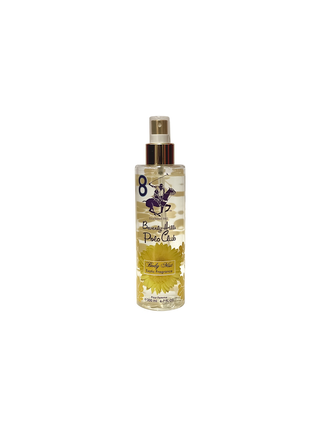 

Beverly Hills Polo Club Women Exotic Fragrance Body Mist 200 ml, Yellow