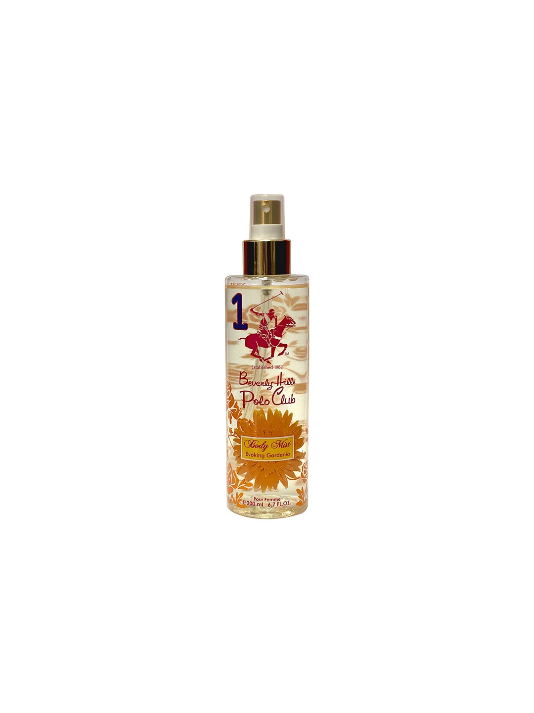 

Beverly Hills Polo Club Women Evoking Gardenia Body Mist 200 ml, Orange