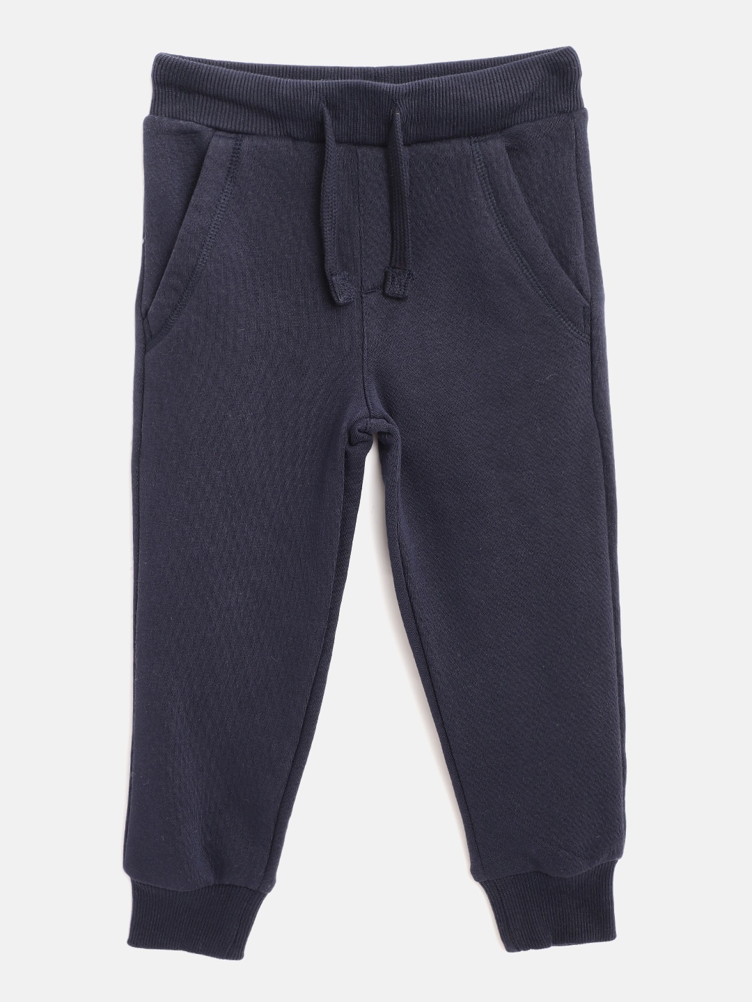 

Marks & Spencer Boys Navy Blue Low-Rise Easy Wash Joggers Trousers