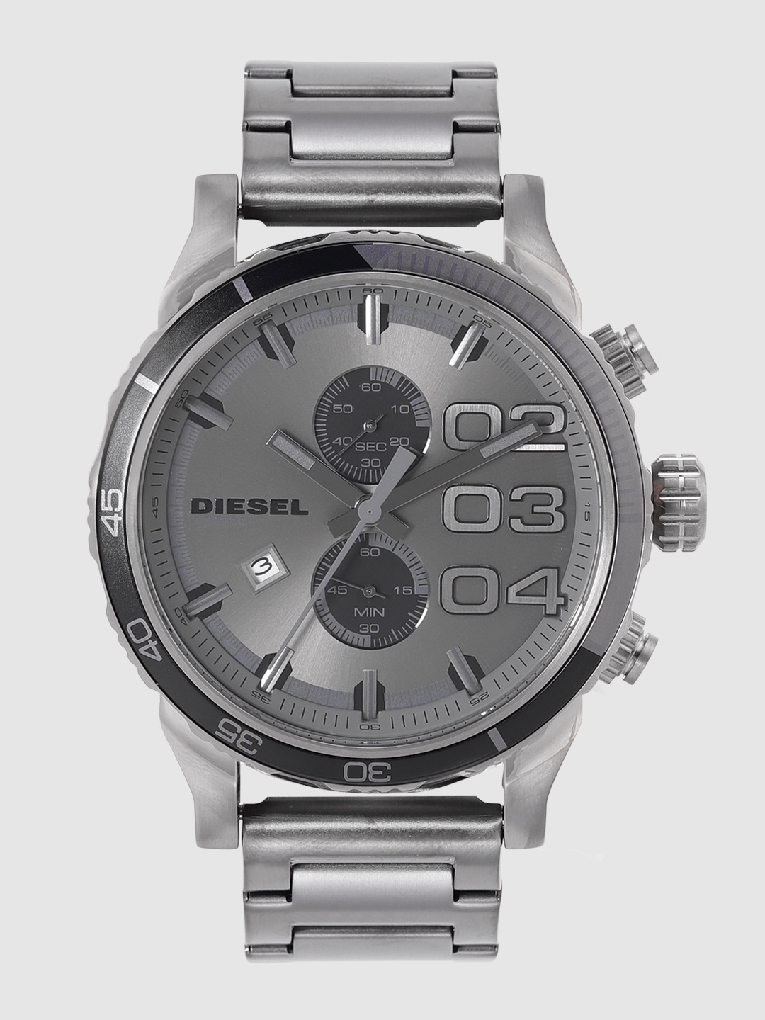 

DIESEL Men Charcoal Grey Chronograph Watch DZ4314