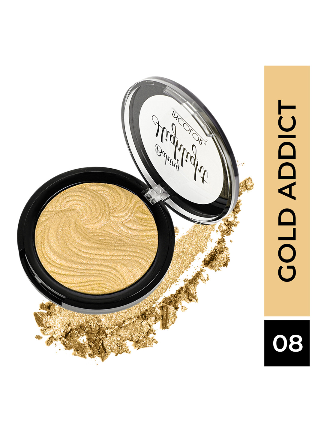 

INCOLOR Women Baking Highlighter 08 - Gold Addict 9gm