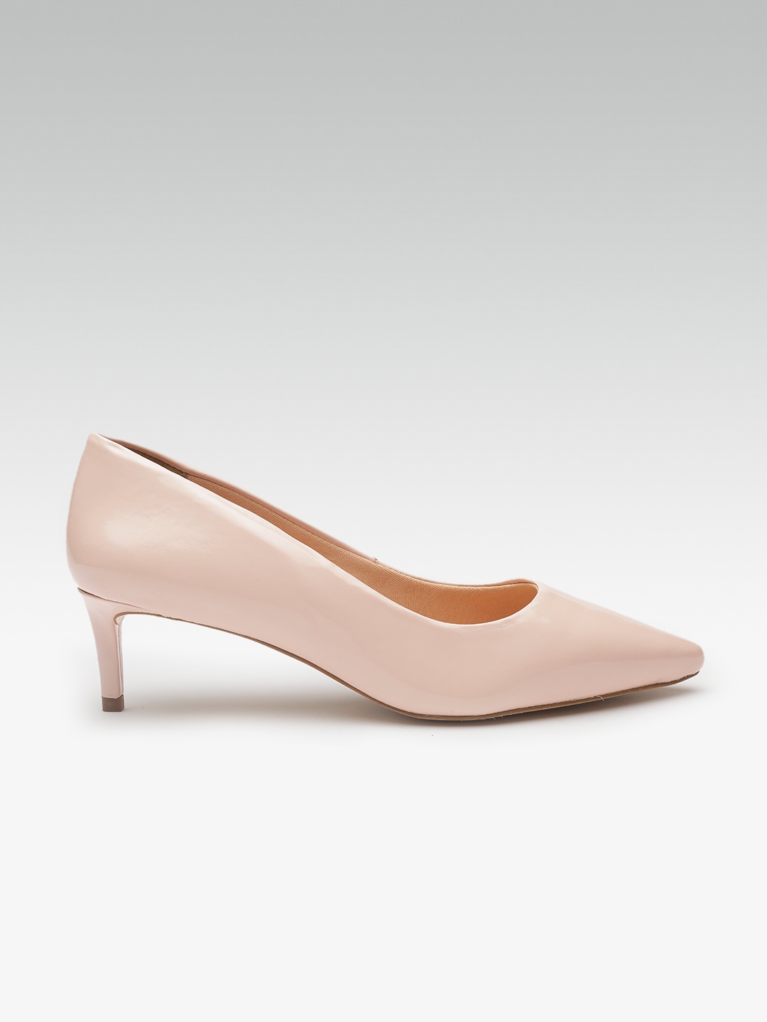 

Carlton London Women Peach-Coloured Solid Pumps
