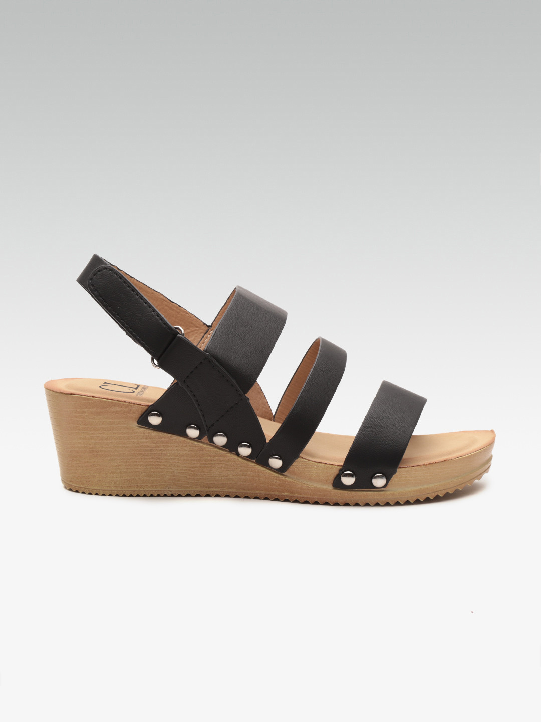 

Carlton London Women Black Solid Wedges