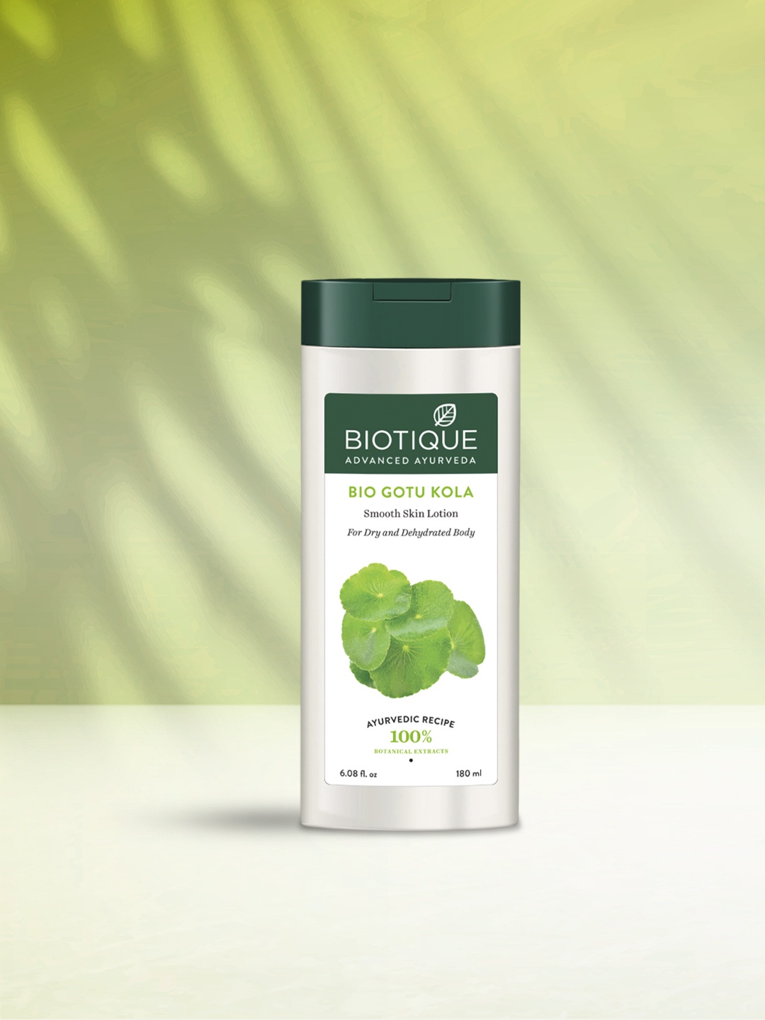 

Biotique Bio Gotu Kola Smooth Skin Sustainable Lotion For Dry Skin 180 ml, White