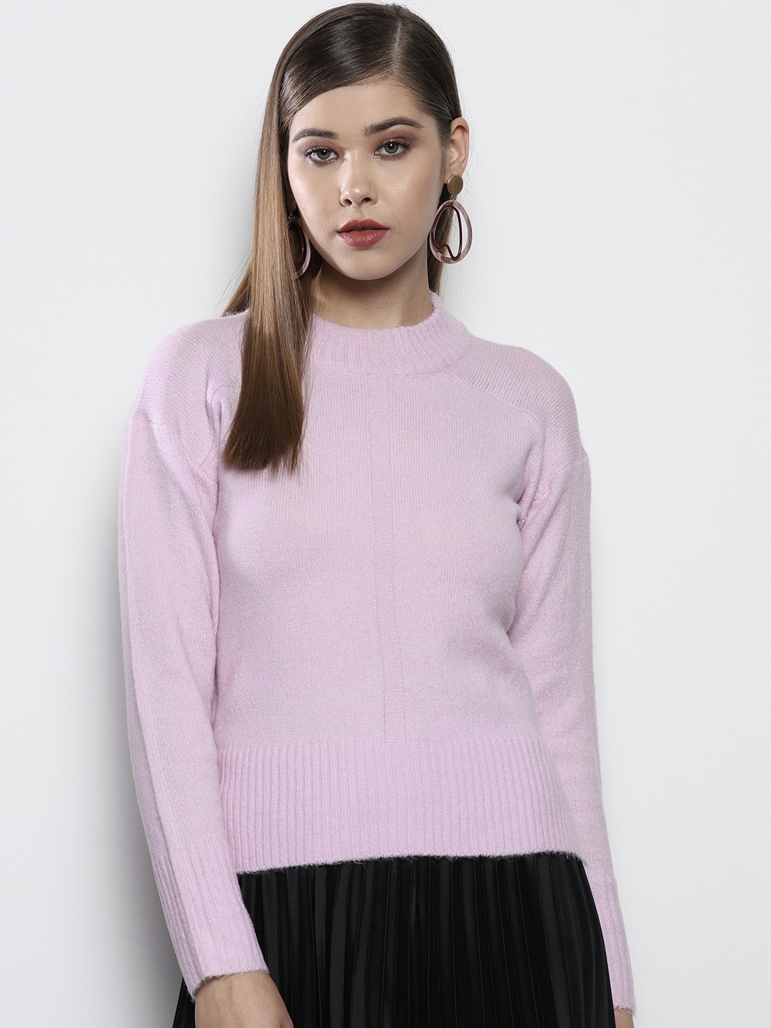

DOROTHY PERKINS Women Lavender Solid Pullover