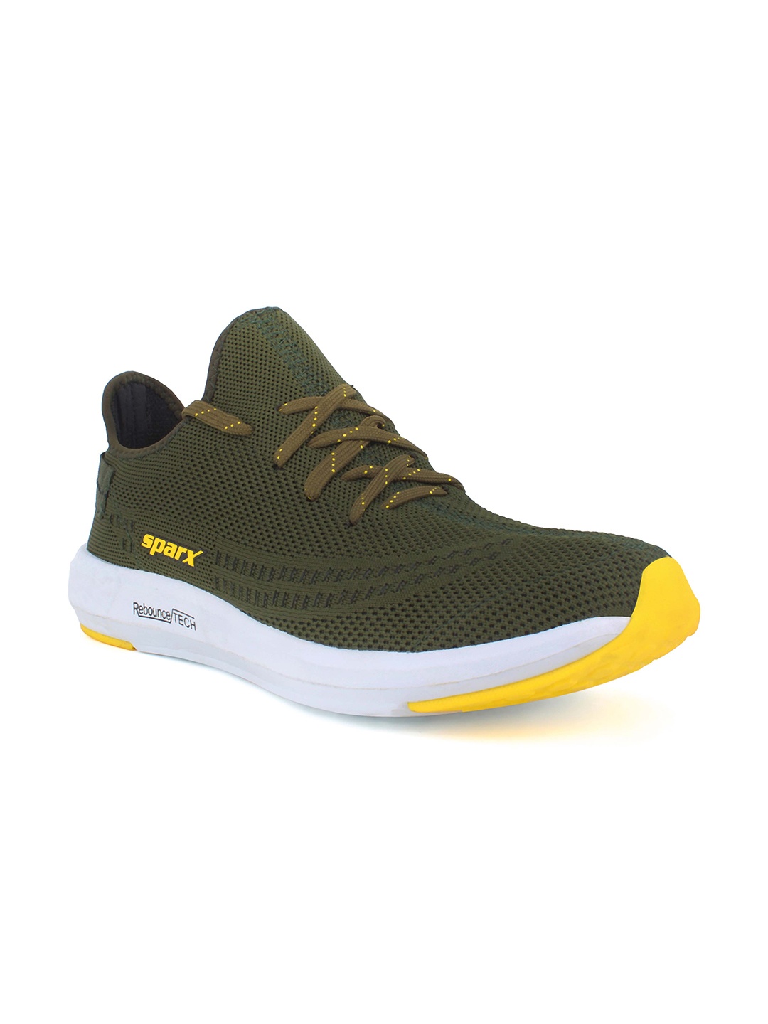 

Sparx Men Olive Green Mesh Running Shoes SM-482