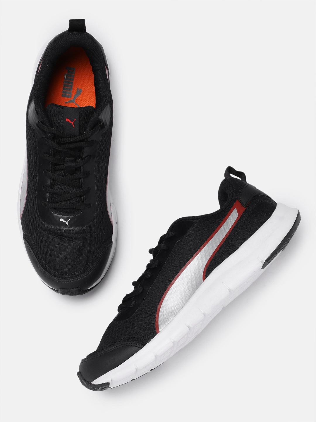 

Puma Men Black Solid Sneakers